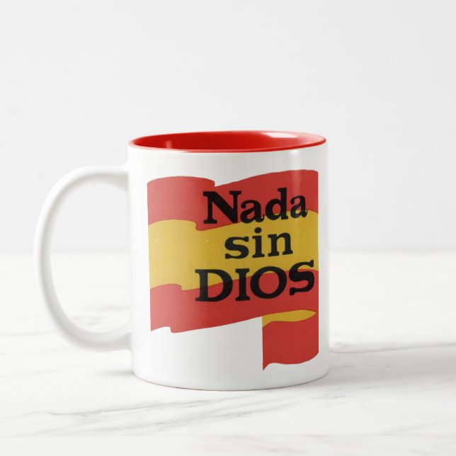 NADA SIN DIOS Two-Tone COFFEE MUG (Left)