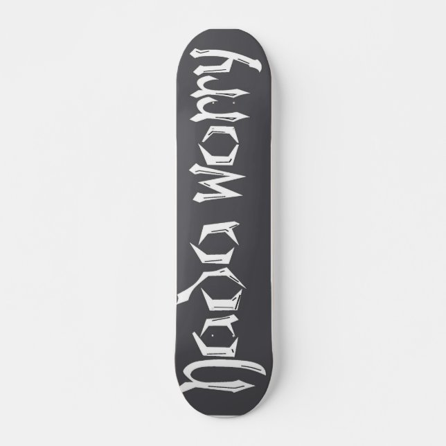 Nada Worry Deck Skateboard (Front)