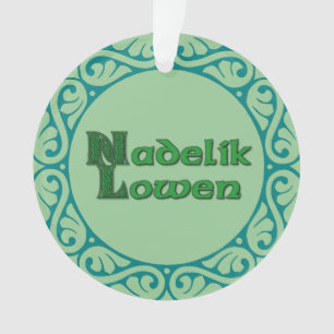 Nadelik Lowen - Cornish Christmas Decoration