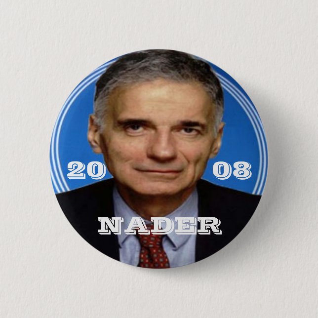 Nader 2008 Button (Front)
