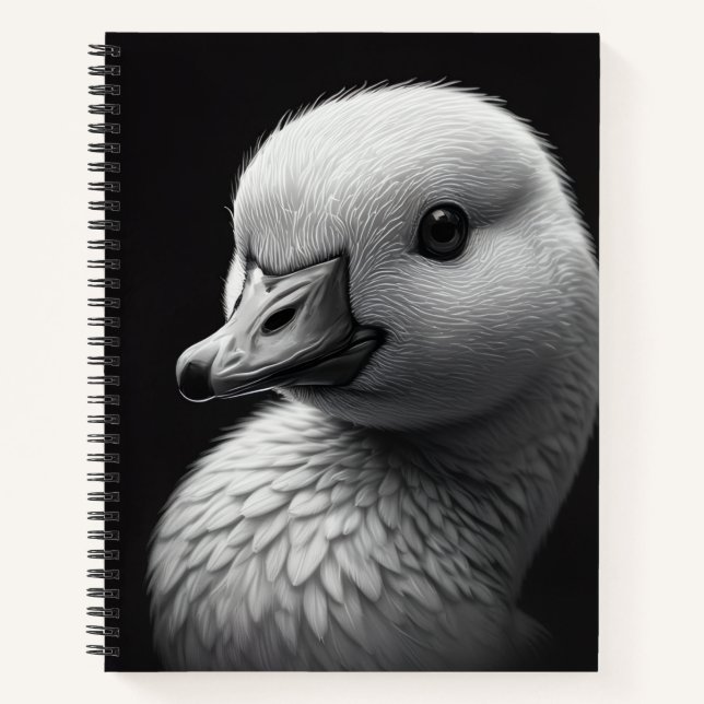"Nadine the Goose" Art Spiral Notebook (Front)