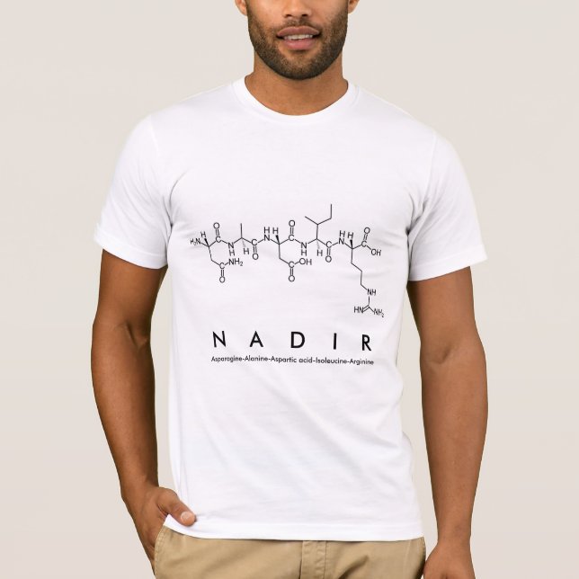 Nadir peptide name shirt (Front)
