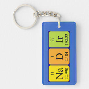 Nadir periodic table name keyring