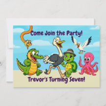 Nae Nae & Lulu Adventure Party Invitation