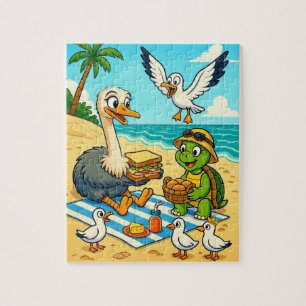 Nae Nae & Lulu Adventures Beach Picnic Puzzle Page