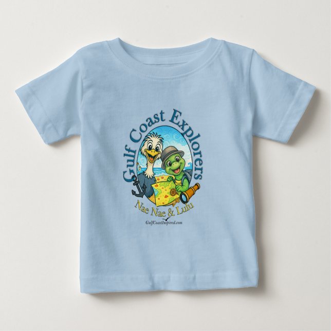 Nae Nae & Lulu Gulf Coast Explorers  Baby T-Shirt (Front)