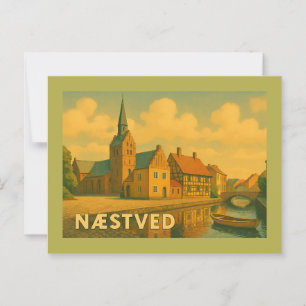 Næstved Denmark Church Postcard
