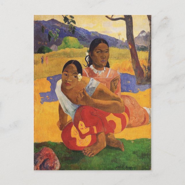 'Nafea Faa Ipoipo' - Paul Gauguin Postcard (Front)