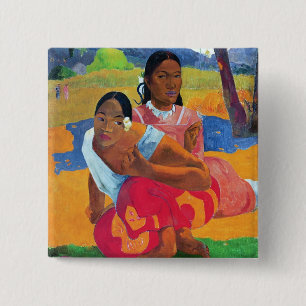 Nafea Faaipoipo (When are you Getting Married?) 15 Cm Square Badge