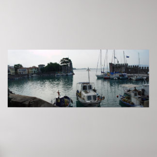 Nafpaktos' harbour poster