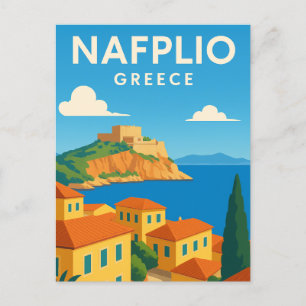 Nafplio Greece Decorative Dreamy Postcard