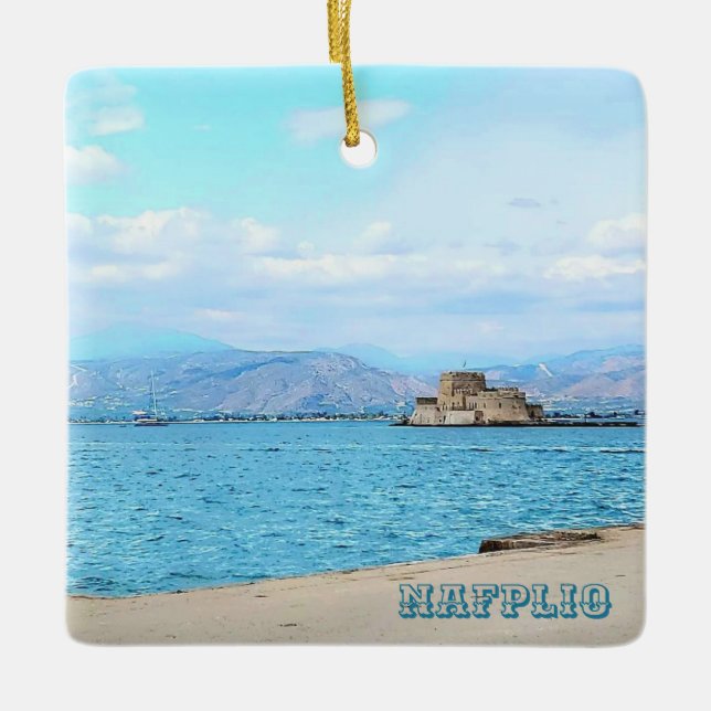Nafplio Greece Souvenir Ornament (Front)