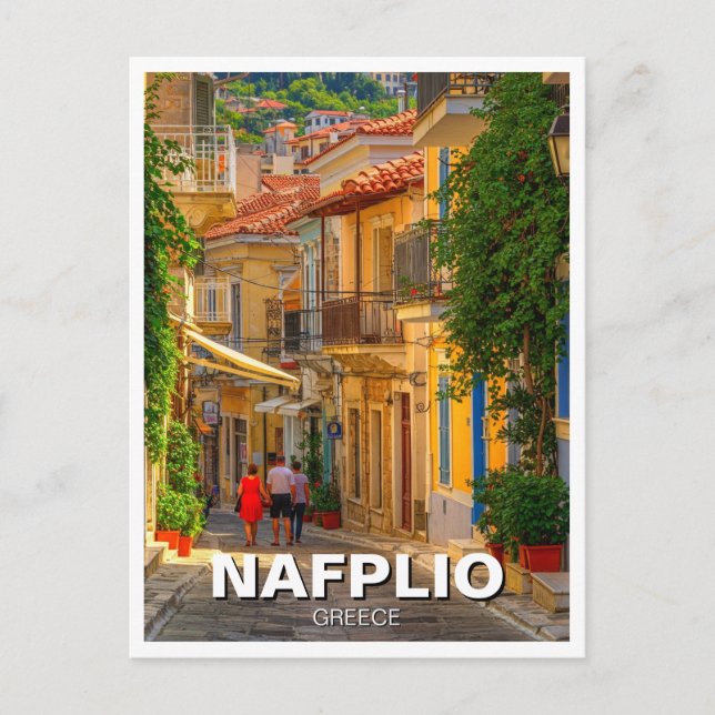 Nafplio Greece Travel Postcard (Front)