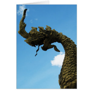 Naga ... Pha That Luang Stupa, Laos Card