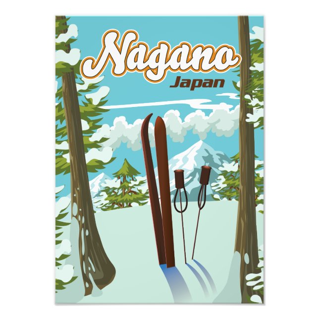 Nagano Japan Ski poster (Front)