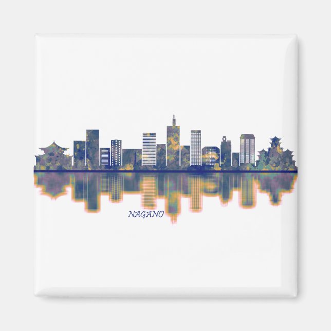Nagano Skyline Magnet (Front)