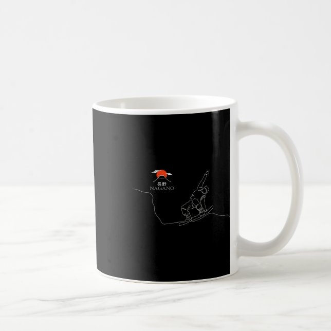 Nagano Snowboard  Coffee Mug (Right)