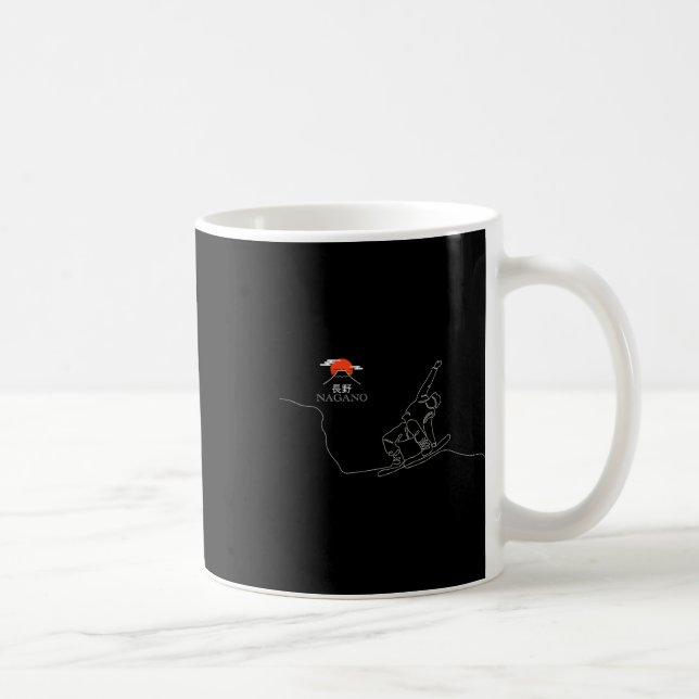 Nagano Snowboard  Coffee Mug (Right)