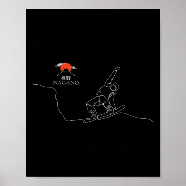 Nagano Snowboard  Poster (Front)