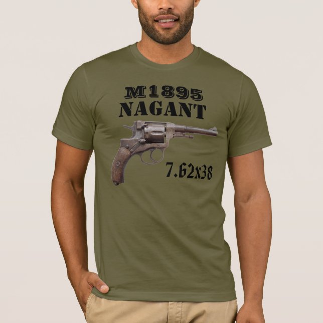 Nagant Revolver M1895 ww2 gun shirt (Front)