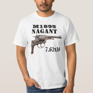 Nagant Revolver M1895 ww2 gun shirt