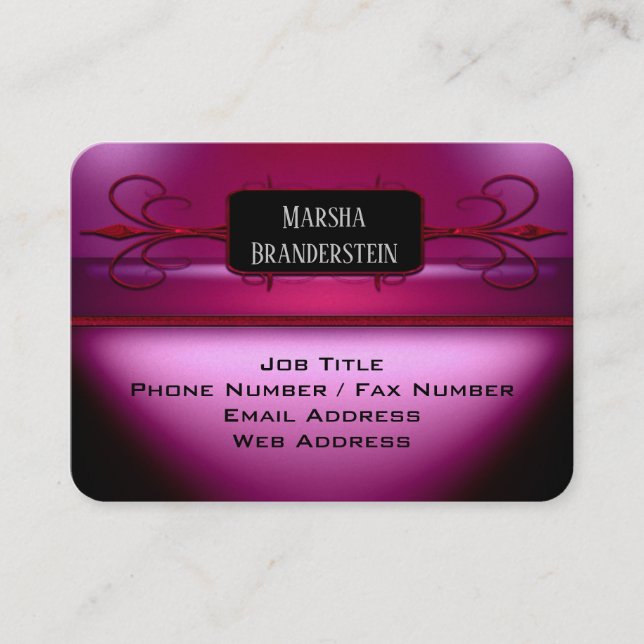 Naghten Elegant Cool  Business Card (Front)
