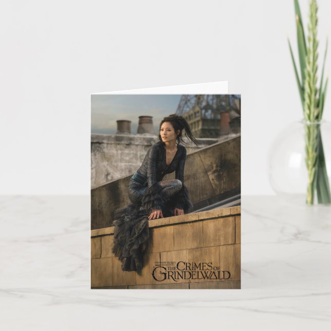 Nagini on Rooftop Photo Card (Front)