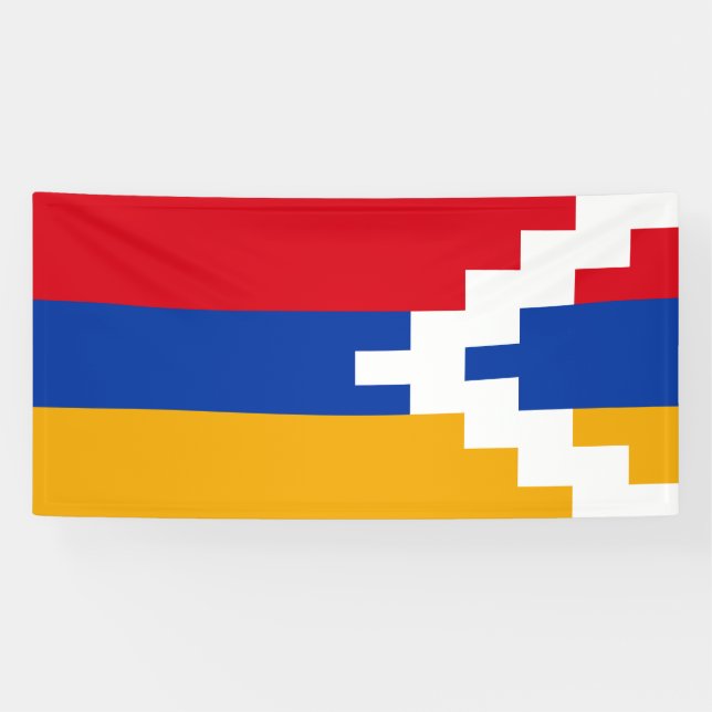 Nagorno Karabakh Flag Banner (Horizontal)