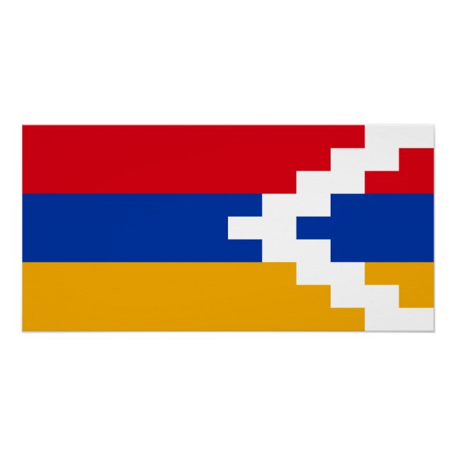 Nagorno Karabakh Flag Poster (Front)