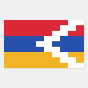 Nagorno Karabakh Flag Rectangular Sticker