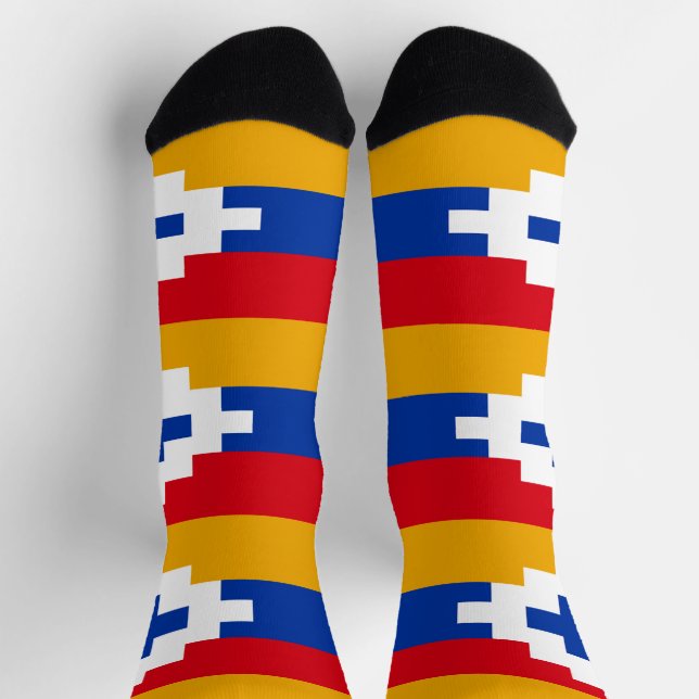 Nagorno Karabakh Flag Socks (Top)