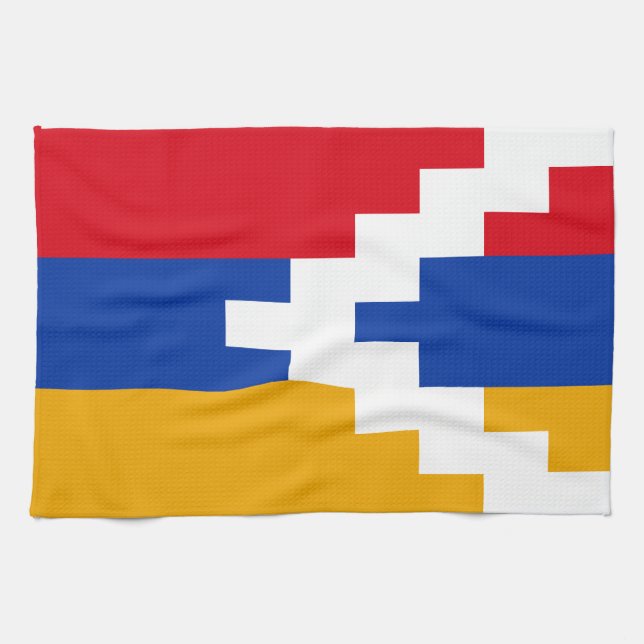 Nagorno Karabakh Flag Tea Towel (Horizontal)