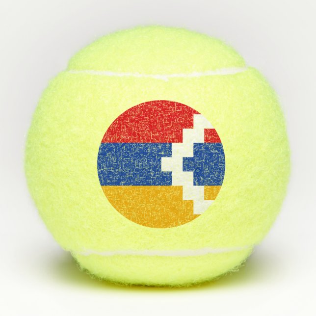 Nagorno Karabakh Flag Tennis Balls (Front)