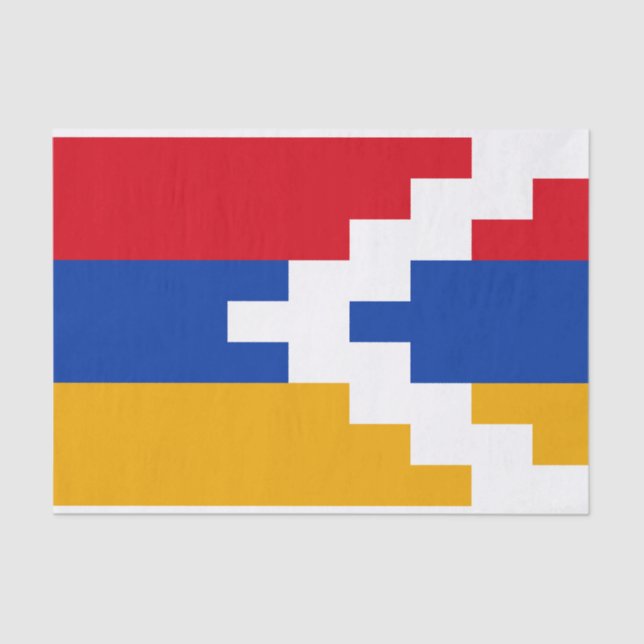 Nagorno Karabakh Flag Tissue Paper (Front)