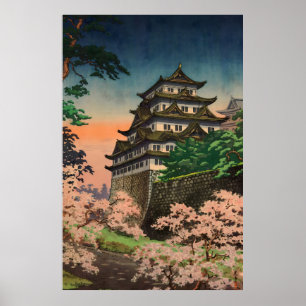 Nagoya Castle 1937 by Tsuchiya Koitsu Poster