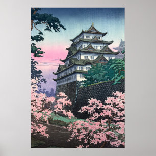 Nagoya Castle by Tsuchiya Koitsu Poster