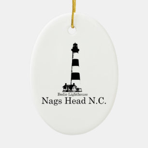 Nags Head. Ceramic Tree Decoration