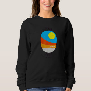 Nags Head Nc Summertime Vacationing Abstract Sunr Sweatshirt