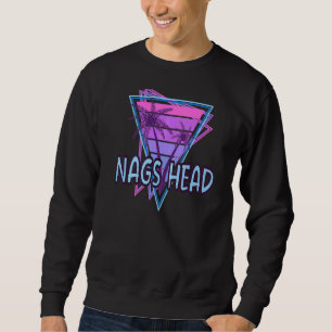 Nags Head Vacation Vaporwave Aesthetic Sweatshirt