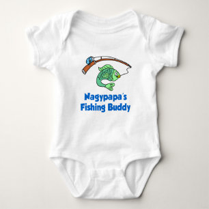 Nagypapa's Fishing Buddy Baby Bodysuit