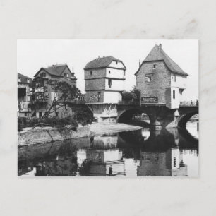 Nahe Bridge, Bad Kreuznach, c.1910 Postcard
