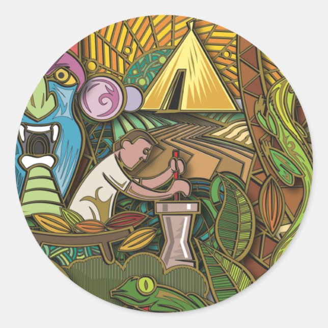 nahua stickers (Front)