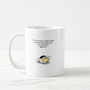 Nahum 1:7 Bible Verse Christian Mug