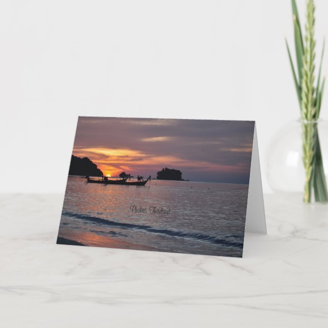 Nai Yang Beach, Phuket, Thailand Card (Front)