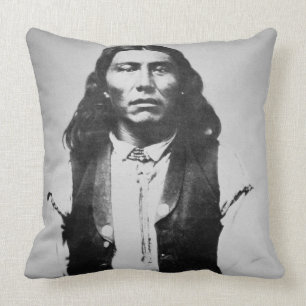 Naiche (d.1874) Chief of the Chiricahua Apaches of Cushion