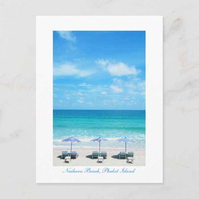 Naiharn Beach, Phuket Island Postcard (Front)