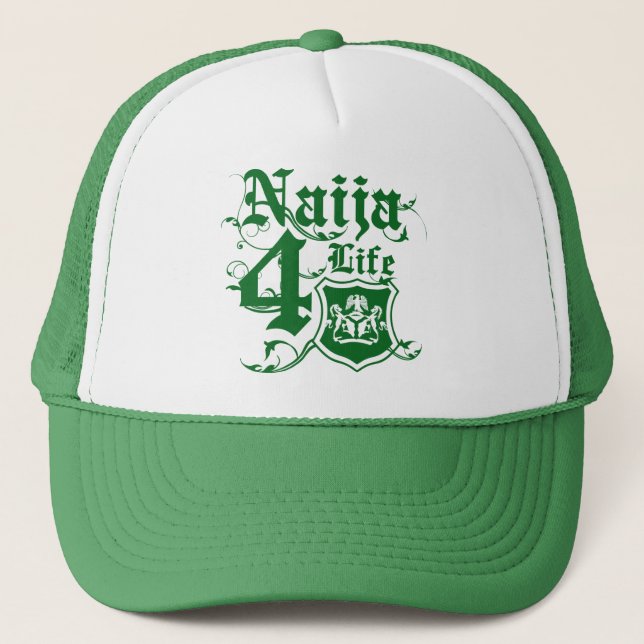 naija4life trucker hat (Front)