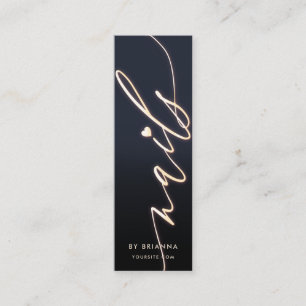 Nail Art Beauty Salon Manicure Specialist Mini Business Card