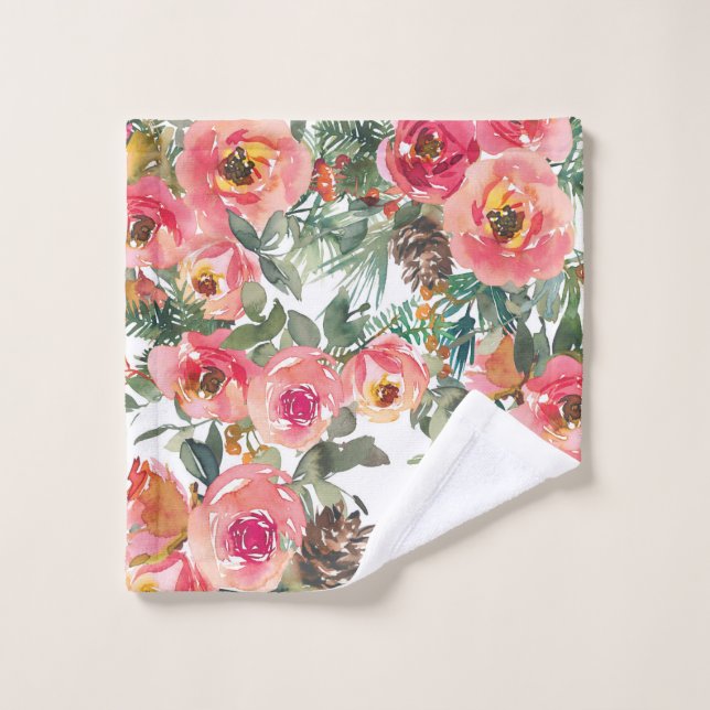 Nail Art Flower Wash Cloth (Wash Cloth)