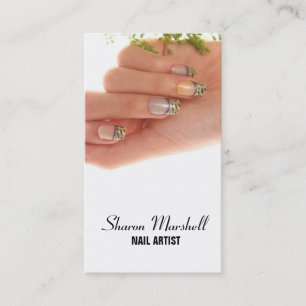 Nail Art Nail Artist Manicurist Beauty Salon Business Card
